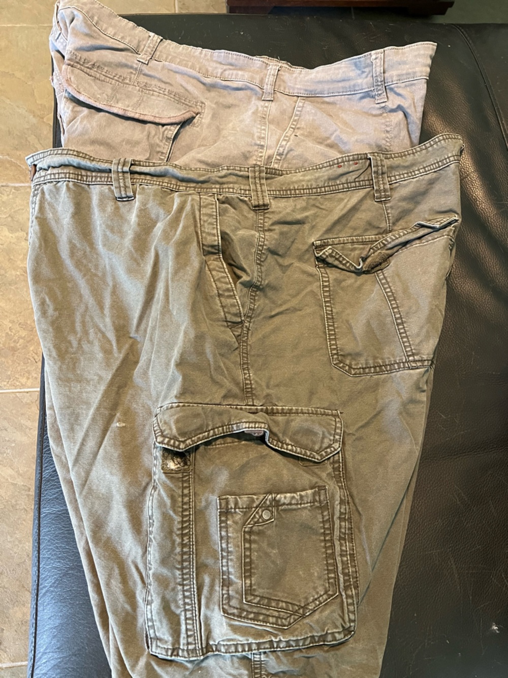 2 Men's Tan Shorts Sz 46